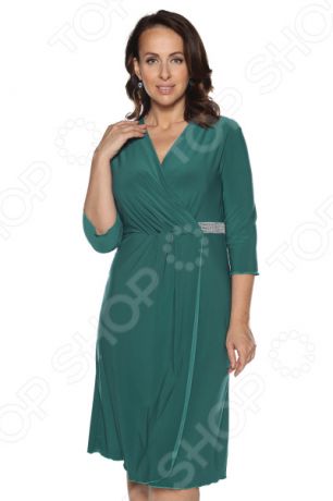 Платье Лауме-Лайн «Нежный цвет». Цвет: изумрудный