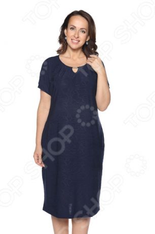 Платье Лауме-Лайн «Чудесная песня». Цвет: темно-синий