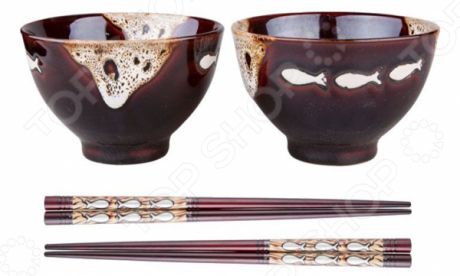 Набор для суши: чаши и палочки Miolla «Восток 2»