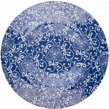 Набор обеденных тарелок Miolla «Синие узоры»