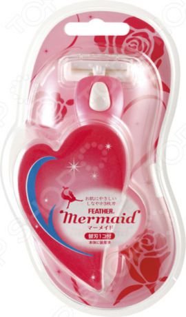 Бритвенный станок женский Feather Mermaid Rose Pink