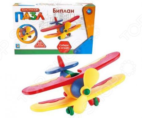 Конструктор игрушечный 1 Toy «Биплан»