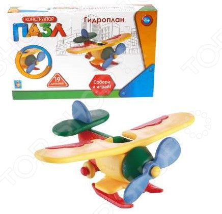 Конструктор игрушечный 1 Toy «Гидроплан»