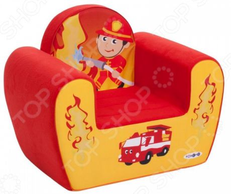 Кресло детское игровое PAREMO «Пожарный»
