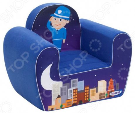 Кресло детское игровое PAREMO «Полицейский»