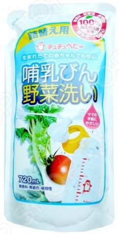 Средство для мытья бутылочек, овощей и фруктов Chu-Chu Baby 993416
