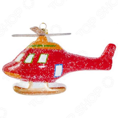 Елочное украшение Новогодняя сказка «Вертолет»