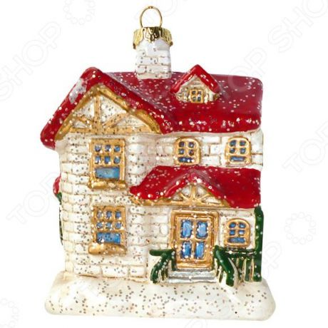 Елочное украшение Новогодняя сказка «Рождественский домик»