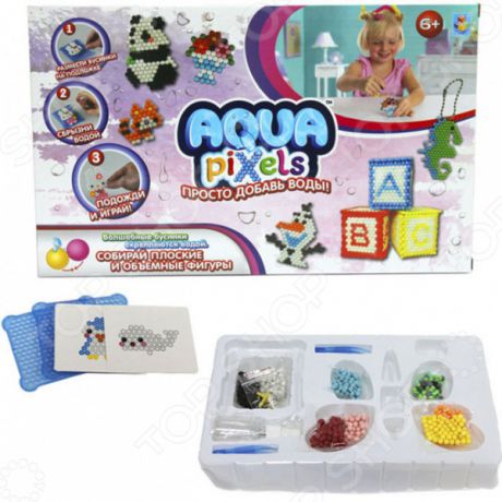 Набор для детского творчества 1 Toy Aqua pixels «Веселые животные»