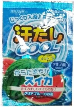 Соль для ванны Hakugen Eartn Asedashi COOL с аминокислотами