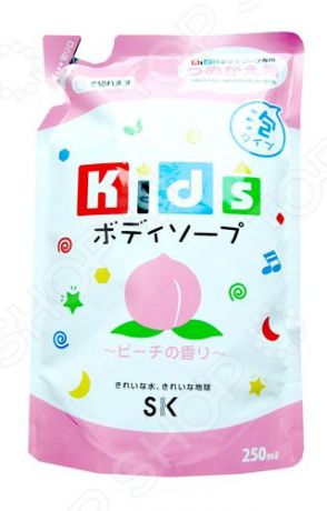Мыло детское SK Kids с ароматом персика. В мягкой упаковке