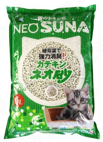 Наполнитель для кошачьего туалета Neo Loo Life с экстрактом зеленого чая