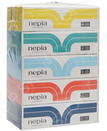 Салфетки бумажные двухслойные Nepia Premium Soft 178523