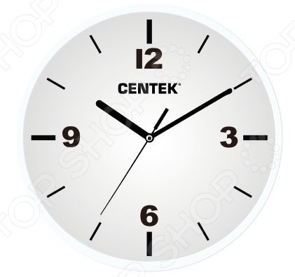 Часы настенные Centek CT-7102 White