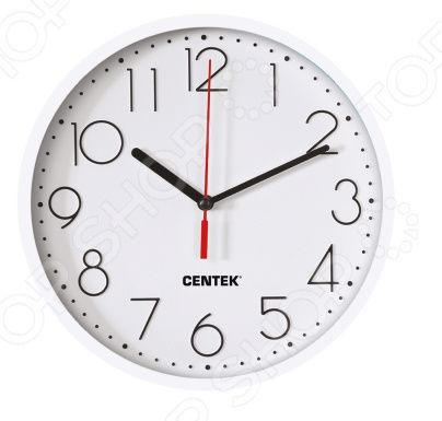 Часы настенные Centek CT-7105 White
