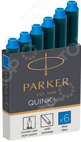 Набор чернильных мини-картриджей Parker 195040