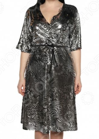 Платье Гранд Гром «Любимый праздник». Цвет: серебристый