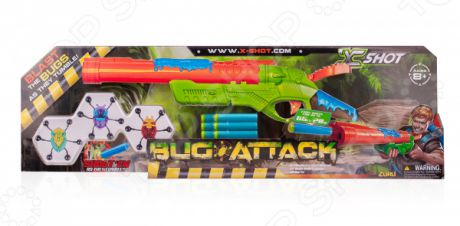 Ружье игрушечное X-Shot с мишенями «Атака Пауков»