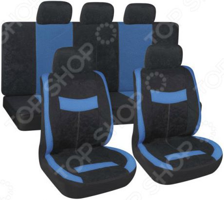 Набор чехлов для сидений SKYWAY Forsage «2 толстые полоски»