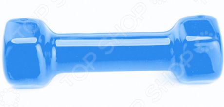 Гантель обрезиненная Bradex Rubber covered barbell. Цвет: синий