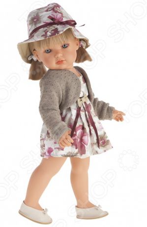 Кукла Munecas Antonio Juan «Белла блондинка в шляпке»