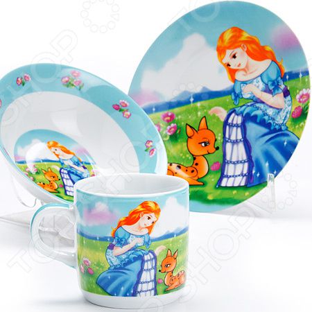 Набор посуды для детей Loraine «Принцесса» LR-27343