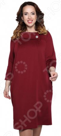Платье Лауме-Лайн «Сладкая жизнь». Цвет: бордовый
