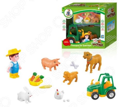 Набор игровой 1 Toy «Поездка на тракторе»