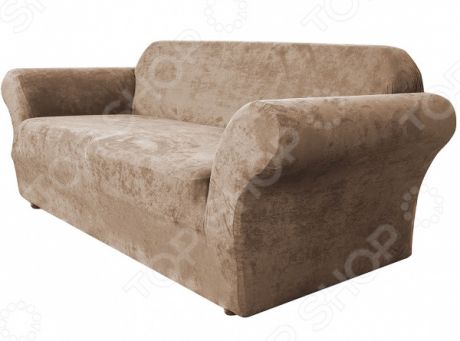 Натяжной чехол на двухместный диван Медежда «Лидс»