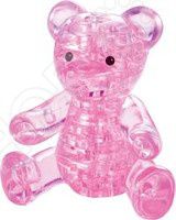 Кристальный пазл 3D Crystal Puzzle «Мишка розовый»
