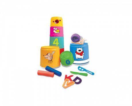 Игрушка-пирамидка Fun for Kids «Разноцветные стаканчики»