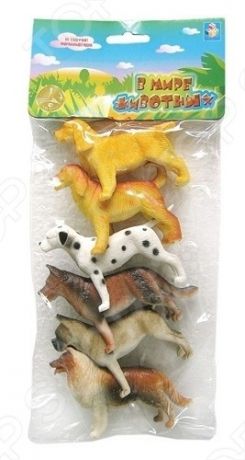 Набор игрушечных собак 1 Toy Т50536