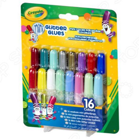 Клей с блестками Crayola «Mini glitter glues»