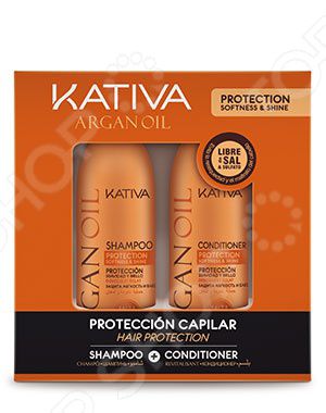 Набор увлажняющий для волос: шампунь и кондиционер Kativa 65803074 Argana