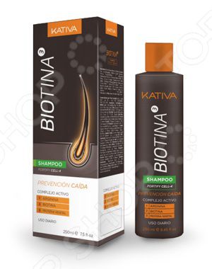 Шампунь против выпадения волос Kativa Biotina