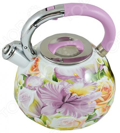 Чайник со свистком Mayer&Boch «Цветы»