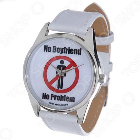 Часы наручные Mitya Veselkov «Нет парня - нет проблемы» MV.White