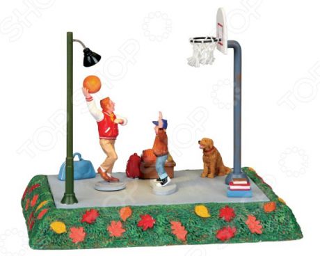 Фигурки керамические Lemax «Баскетбольная площадка: Один на один»