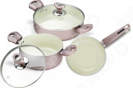 Набор кухонной посуды c внутренним керамическим покрытием Vitesse VS-2217