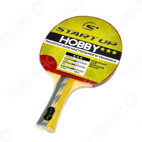 Ракетка для настольного тенниса Start Up Hobby 3Star с конической ручкой