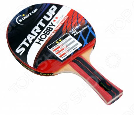 Ракетка для настольного тенниса Start Up Hobby 2Star с прямой ручкой