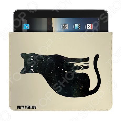 Чехол для iPad Mitya Veselkov «Космическая кошка»
