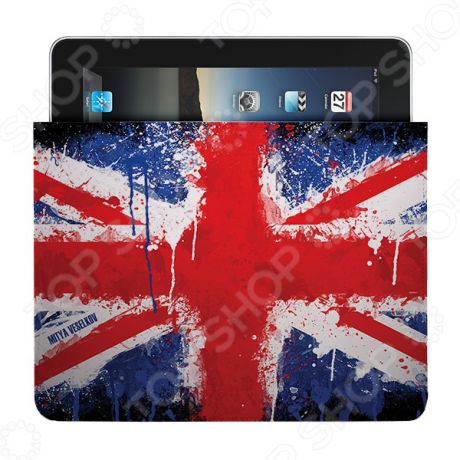 Чехол для iPad Mitya Veselkov «Британский флаг в краске»