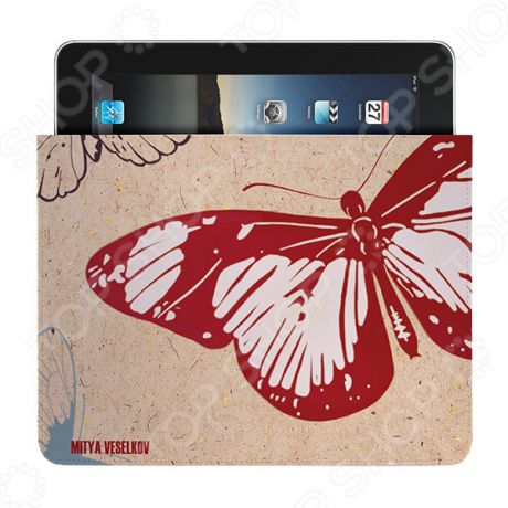 Чехол для iPad Mitya Veselkov «Цветные бабочки»