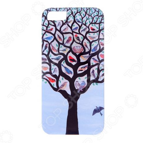Чехол для iPhone 5 Mitya Veselkov «Дерево с птичками»