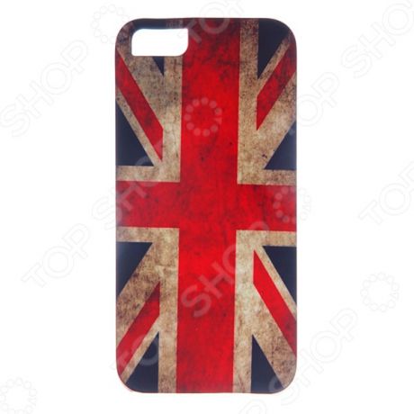 Чехол для iPhone 5 Mitya Veselkov «Потертый британский флаг»