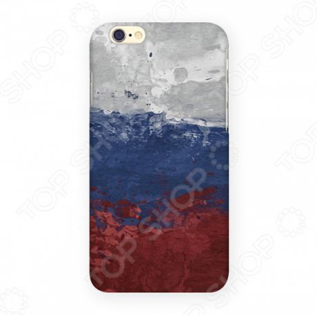Чехол для iPhone 6 Mitya Veselkov «Флаг Российской Федерации»