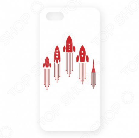 Чехол для iPhone 5 Mitya Veselkov «Ракеты»
