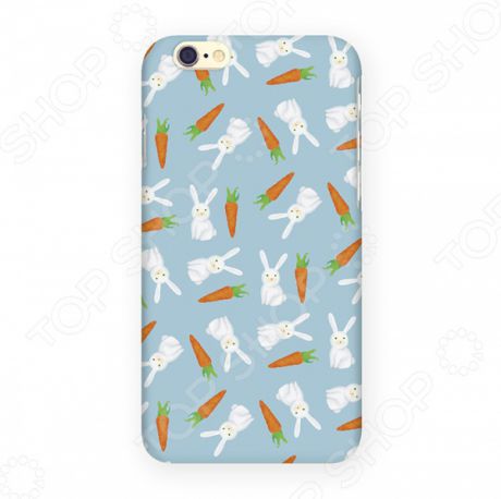 Чехол для iPhone 6 Mitya Veselkov «Зайки и морковки»