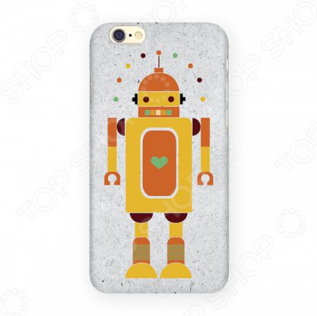 Чехол для iPhone 6 Mitya Veselkov «Влюбленный робот»